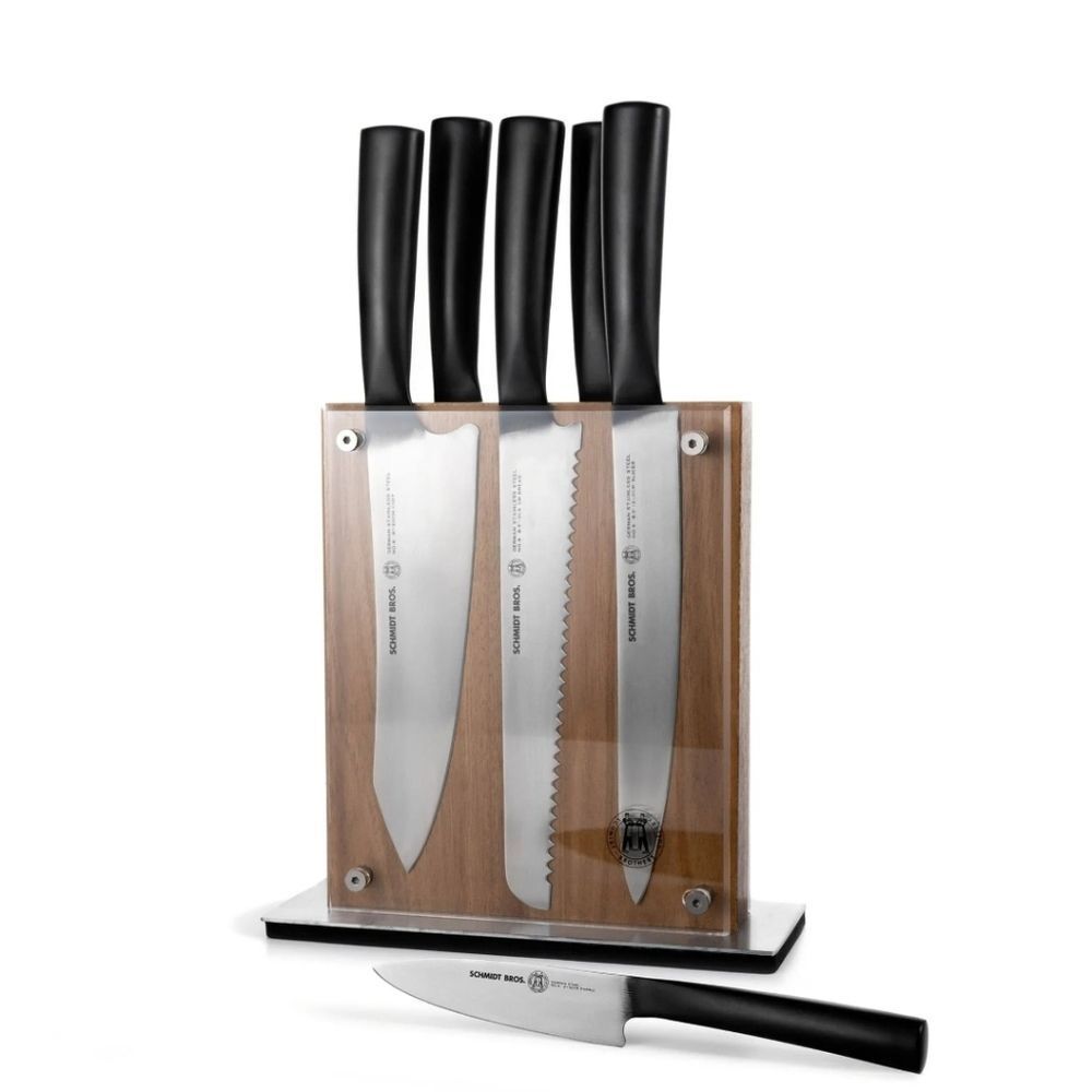 Schmidt Brothers Carbon 6, 7 Piece Knife Block Set - Picture 2 of 16